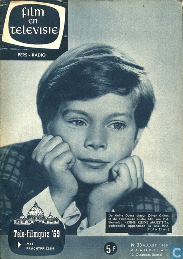 FILM EN TELEVISIE magazine side cover Issue 33 March 1959