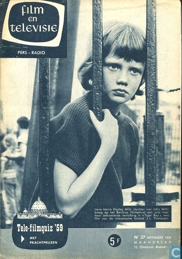 FILM EN TELEVISIE magazine side cover Issue 37 September 1959