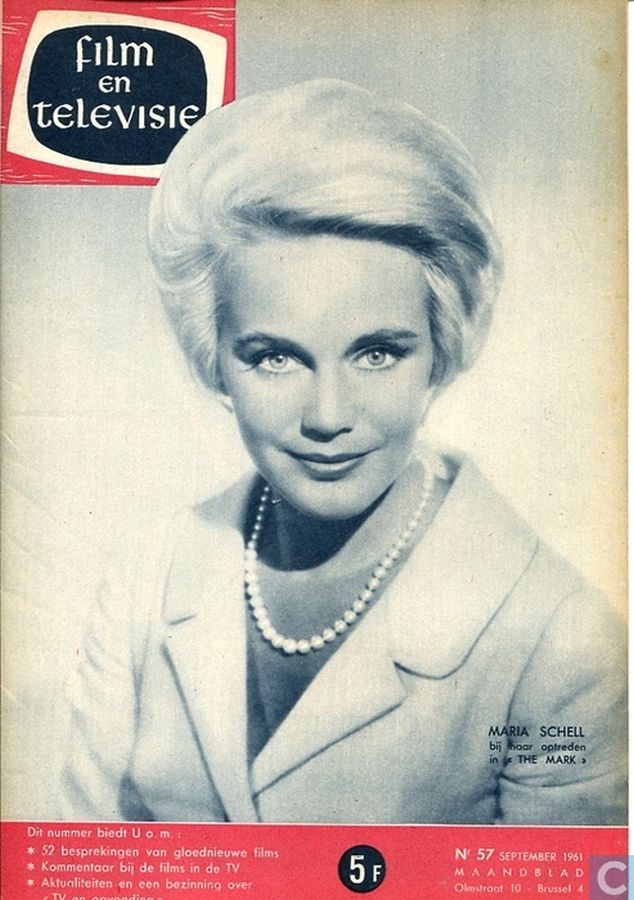 FILM EN TELEVISIE magazine side cover Issue 57 September 1961