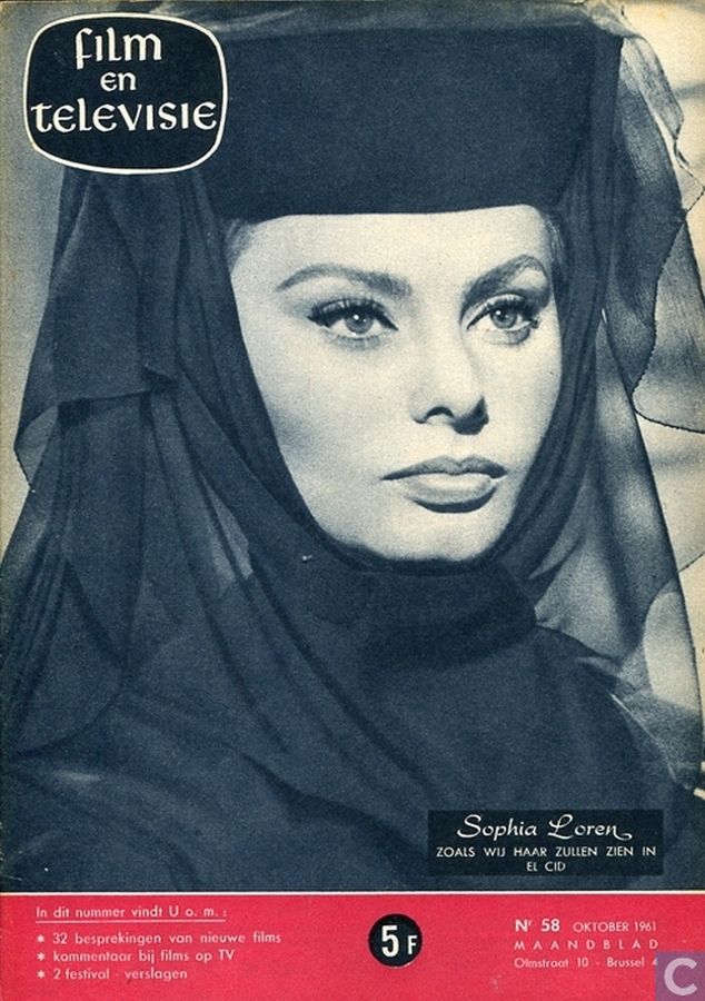 FILM EN TELEVISIE magazine side cover Issue 58 October 1961