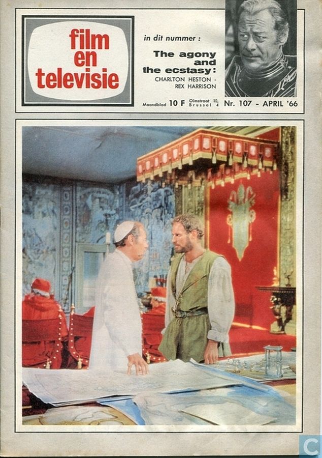FILM EN TELEVISIE magazine side cover Issue 107 April 1966
