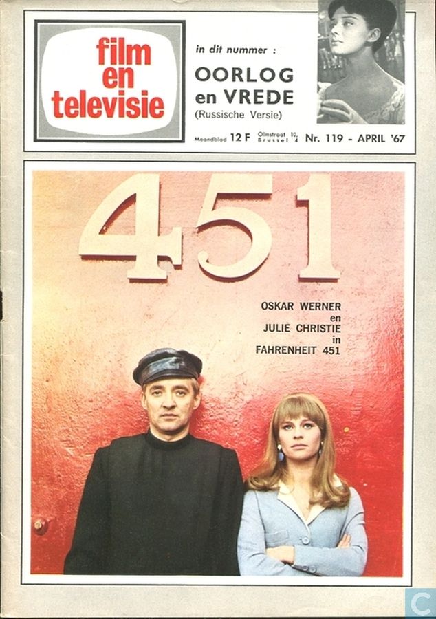 FILM EN TELEVISIE magazine side cover Issue 119 April 1967