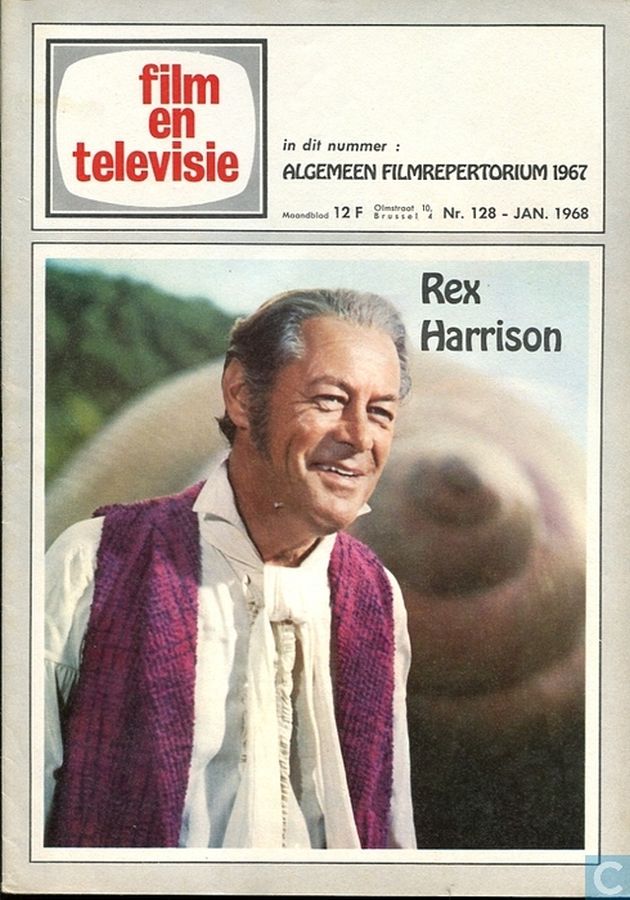 FILM EN TELEVISIE magazine side cover Issue 128 January 1968