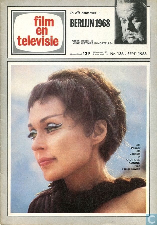 FILM EN TELEVISIE magazine side cover Issue 136 September 1968