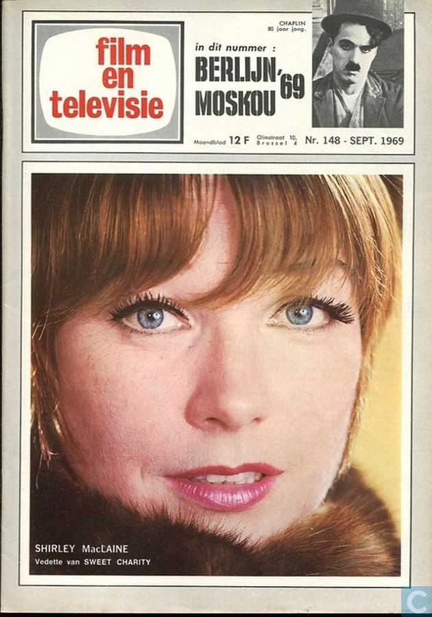 FILM EN TELEVISIE magazine side cover Issue 148 September 1969