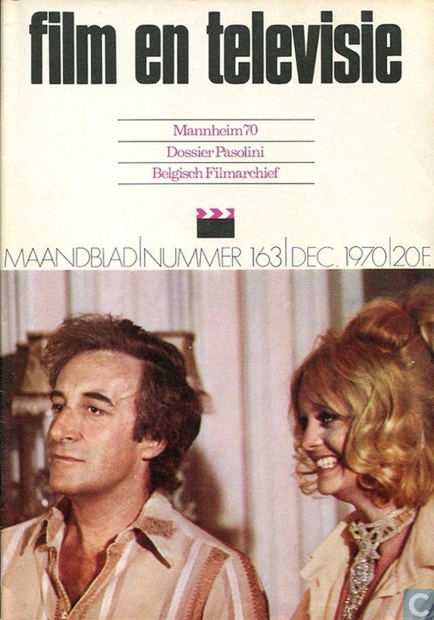 FILM EN TELEVISIE magazine side cover Issue 163 December 1970