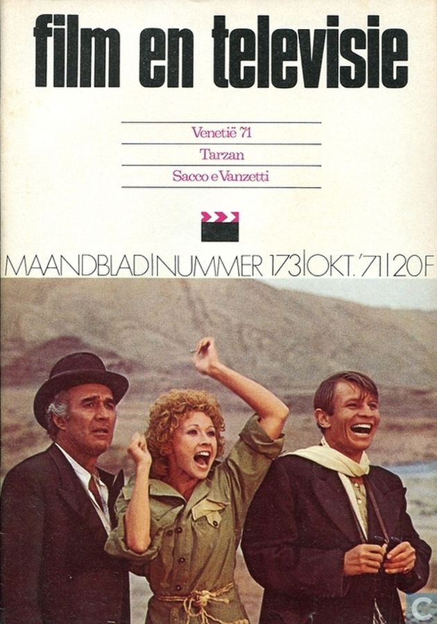 FILM EN TELEVISIE magazine side cover Issue 173 October 1971