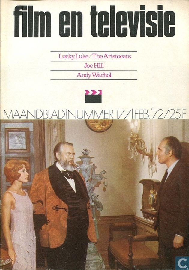 FILM EN TELEVISIE magazine side cover Issue 177 February 1972
