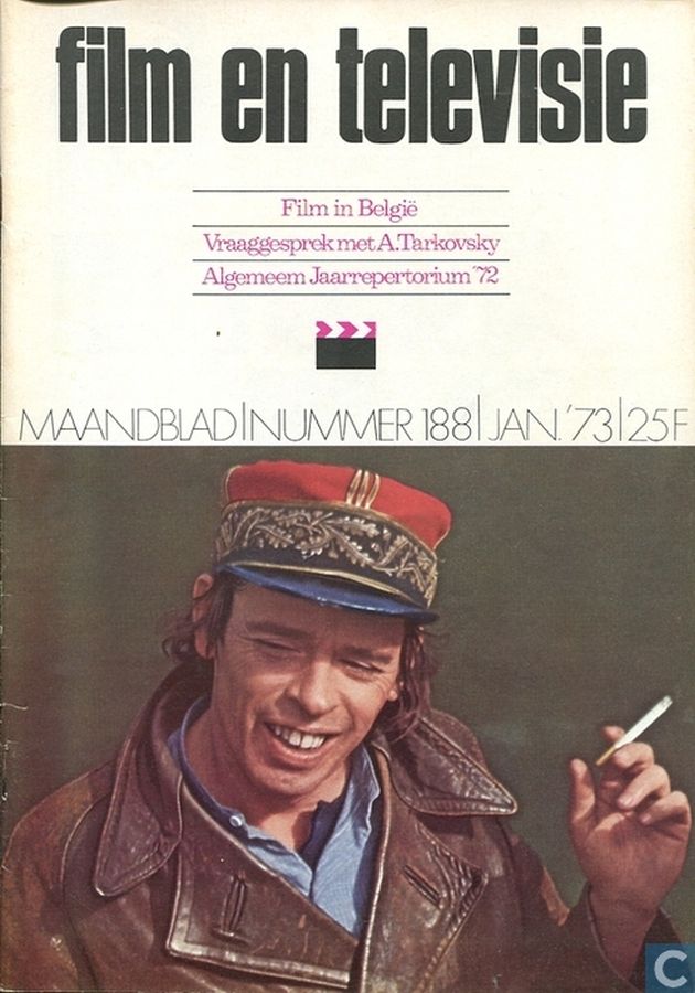 FILM EN TELEVISIE magazine side cover Issue 188 January 1973
