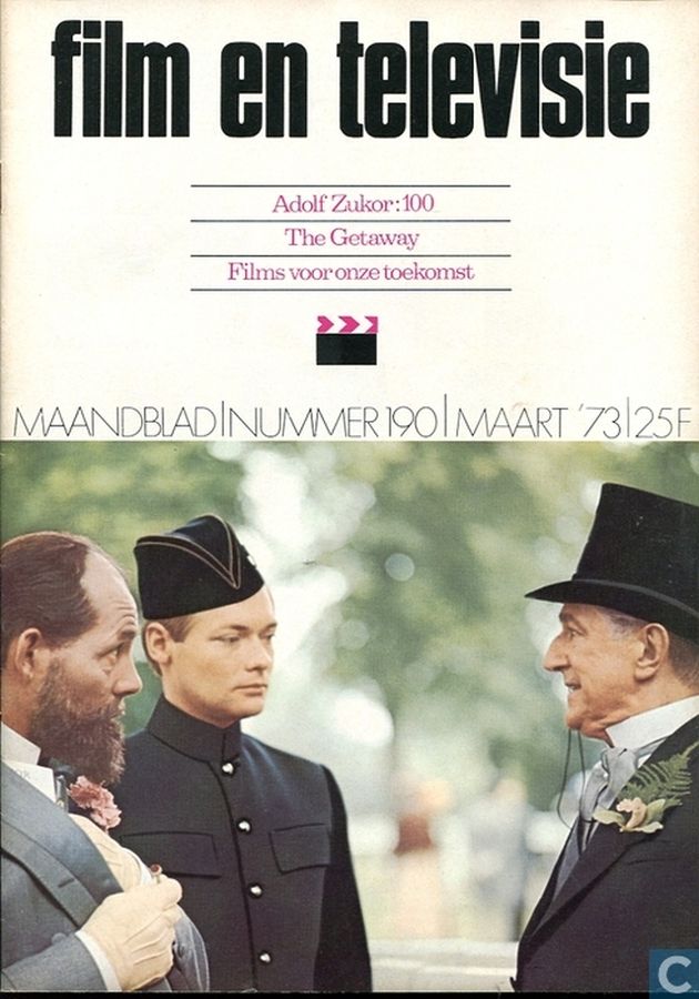FILM EN TELEVISIE magazine side cover Issue 190 March 1973