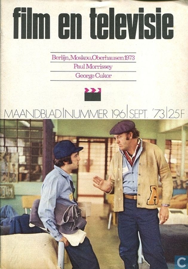 FILM EN TELEVISIE magazine side cover Issue 196 September 1973
