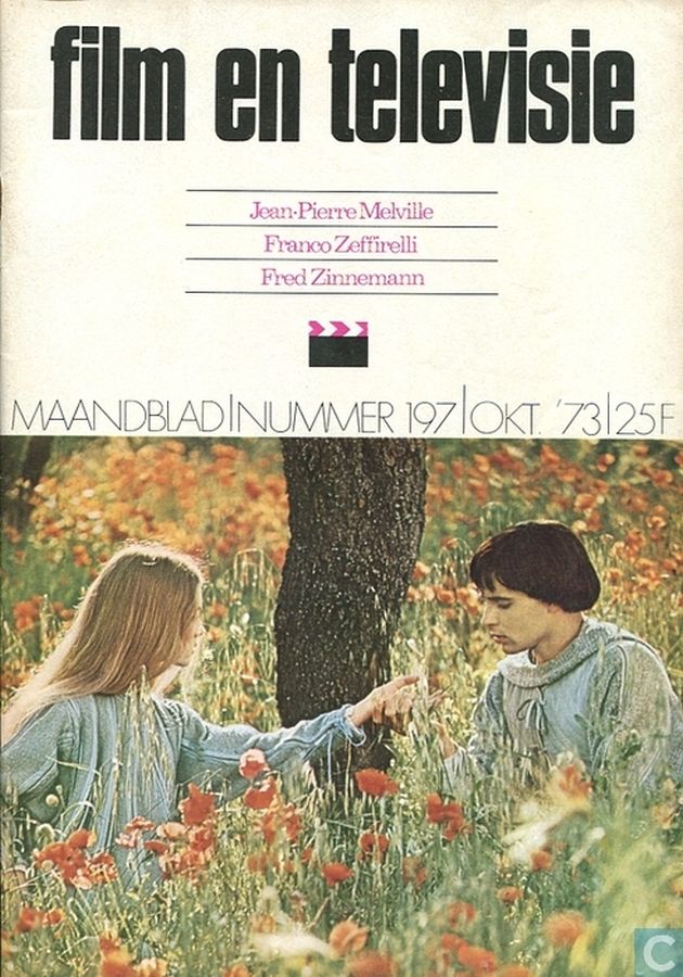 FILM EN TELEVISIE magazine side cover Issue 197 October 1973