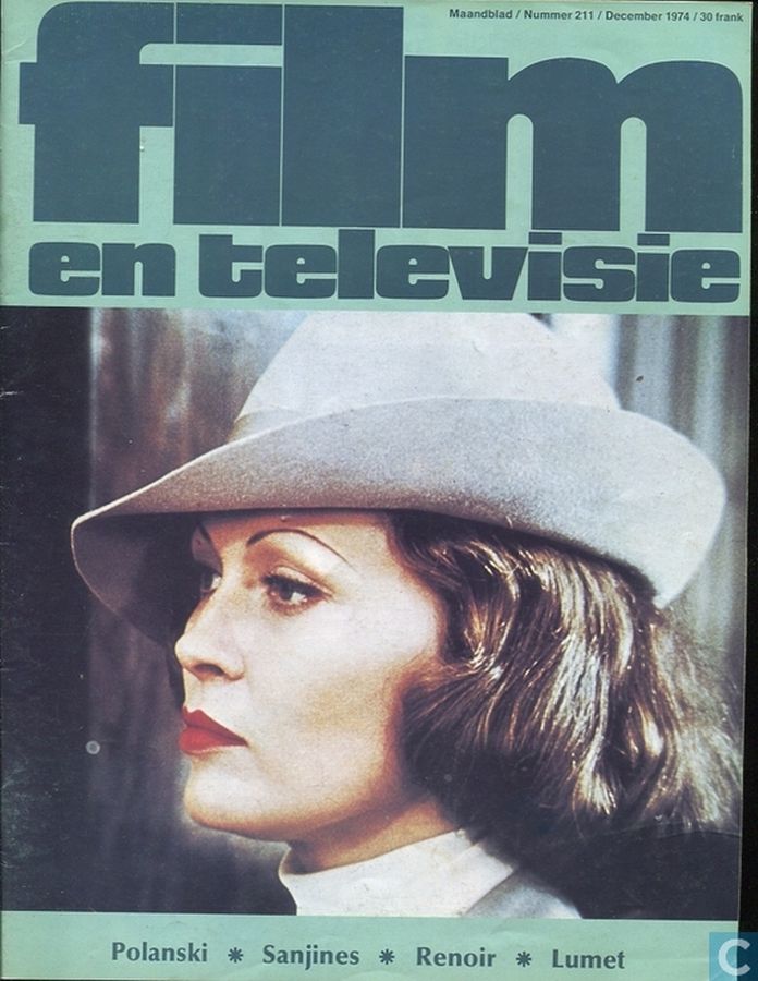 FILM EN TELEVISIE magazine side cover Issue 211 December 1974