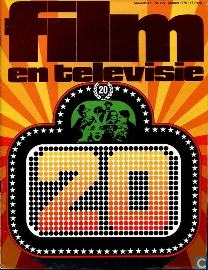 FILM EN TELEVISIE magazine side cover Issue 224 January 1976