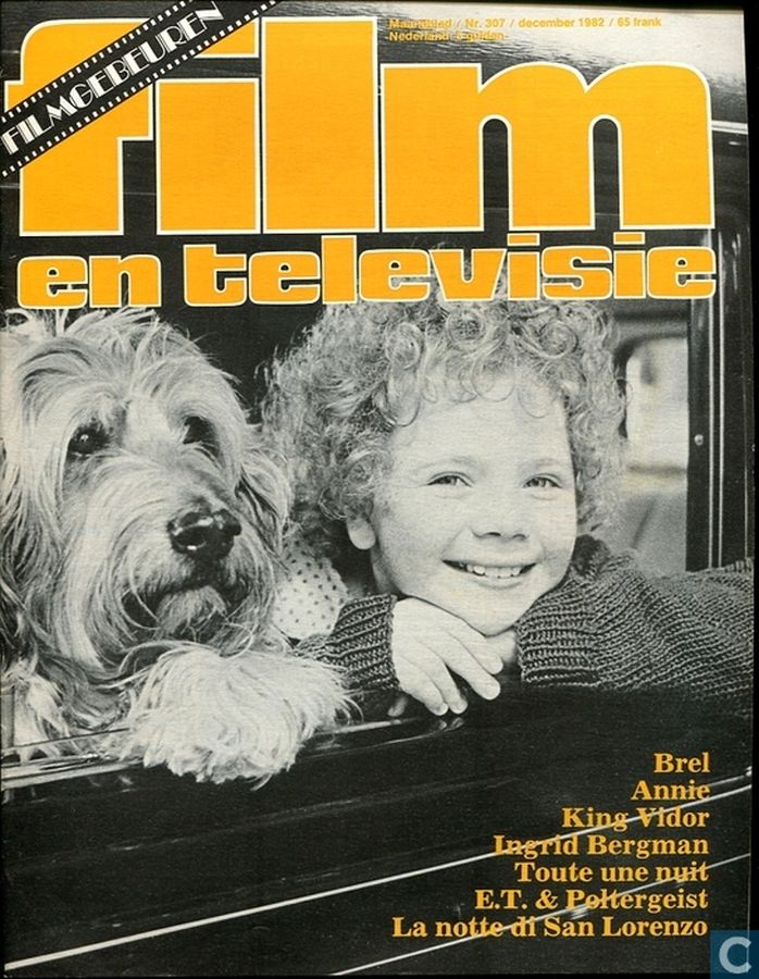 FILM EN TELEVISIE magazine side cover Issue 307 December 1982