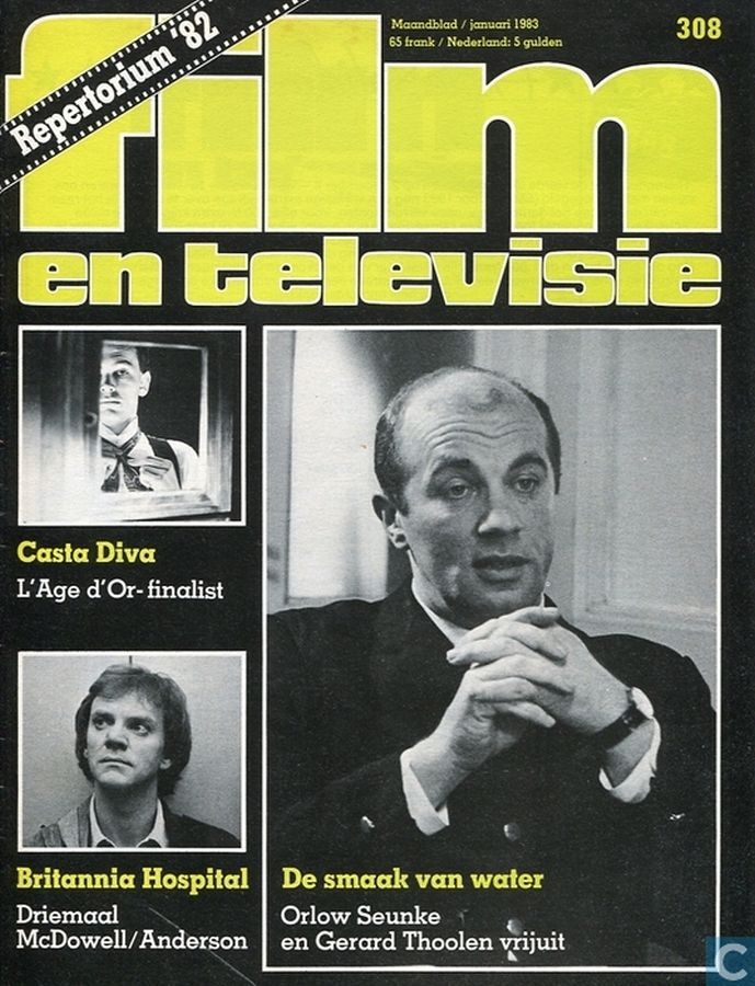 FILM EN TELEVISIE magazine side cover Issue 308 January 1983