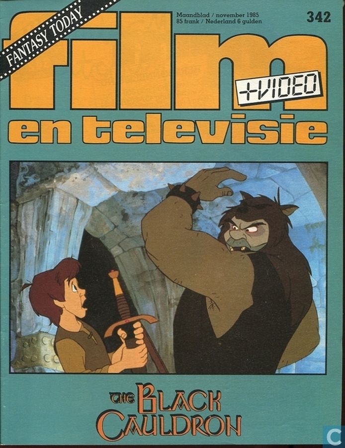 FILM EN TELEVISIE magazine side cover Issue 342 November 1985