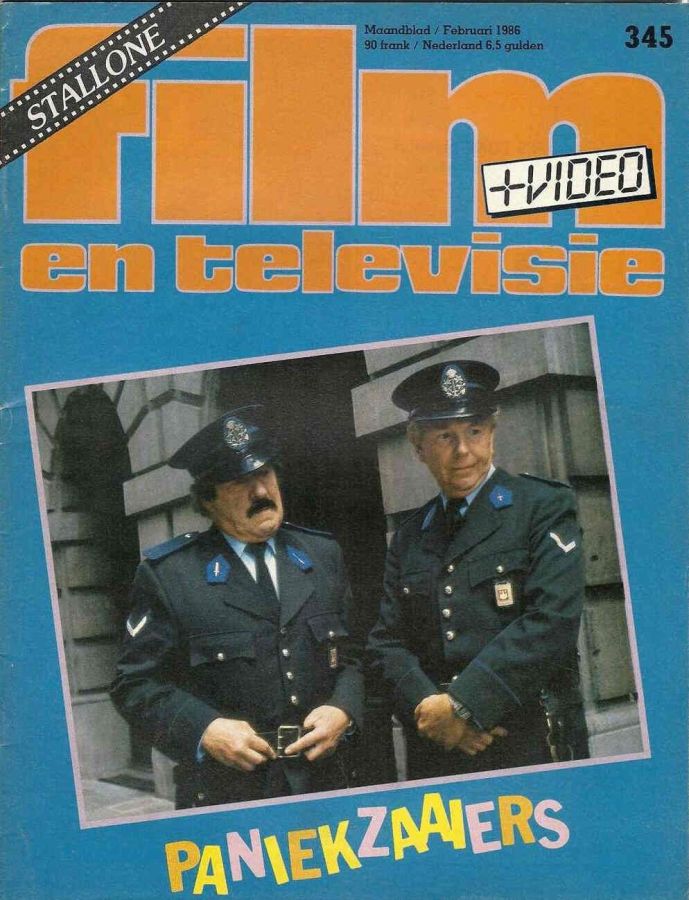 FILM EN TELEVISIE magazine side cover Issue 345 February 1986