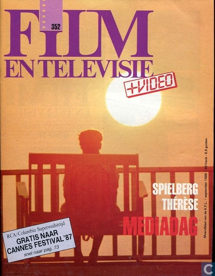 FILM EN TELEVISIE magazine side cover Issue 352 September 1986