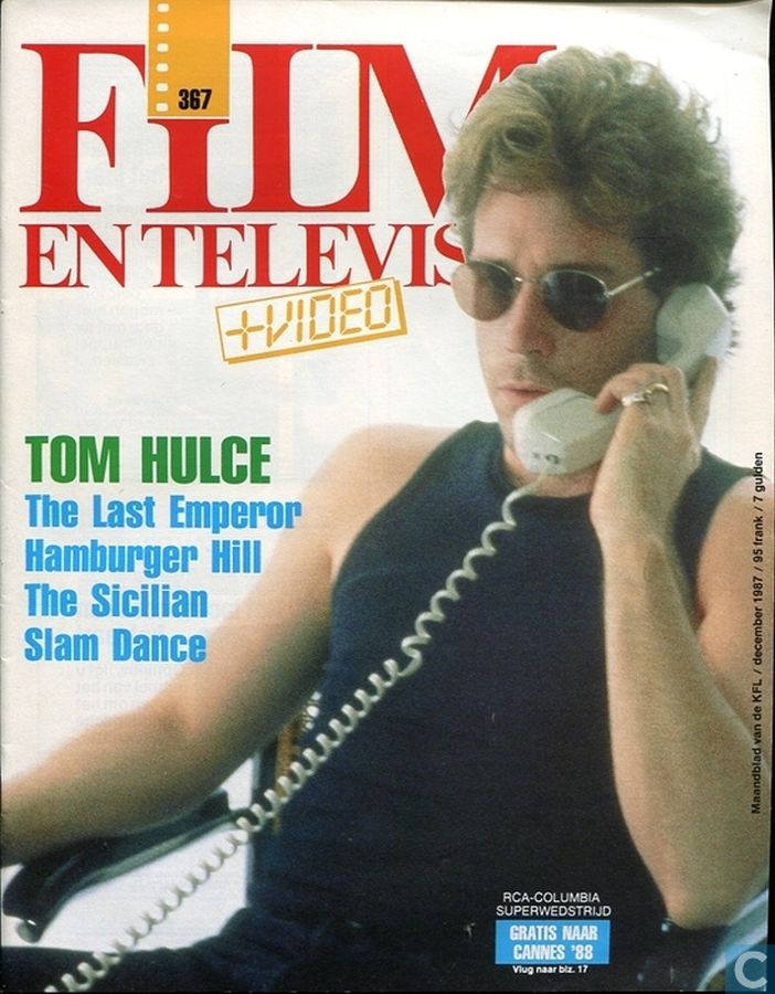 FILM EN TELEVISIE magazine side cover Issue 367 December 1987