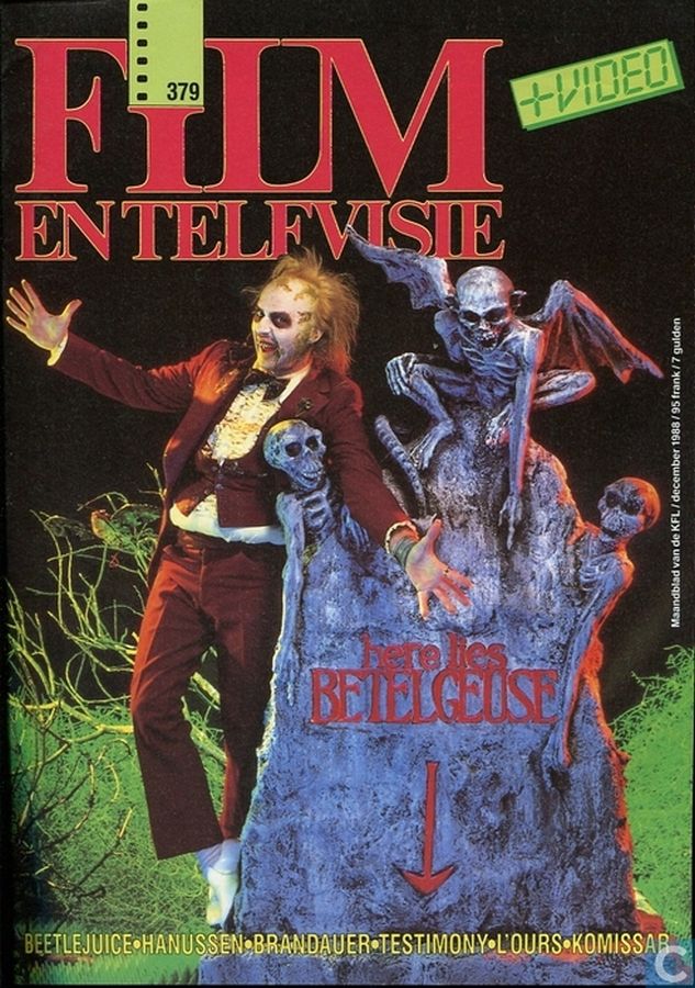FILM EN TELEVISIE magazine side cover Issue 379 December 1988