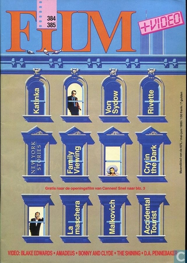 FILM EN TELEVISIE magazine side cover Issue 384/385 May/June 1989