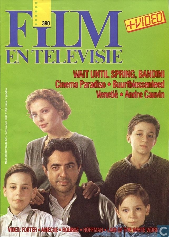 FILM EN TELEVISIE magazine side cover Issue 390 November 1989