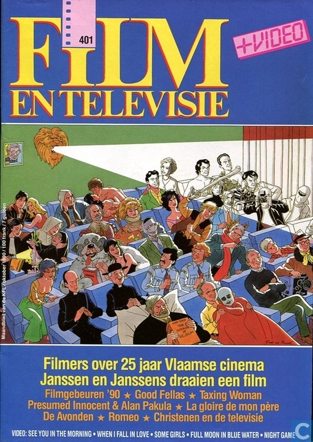 FILM EN TELEVISIE magazine side cover Issue 401 October 1990