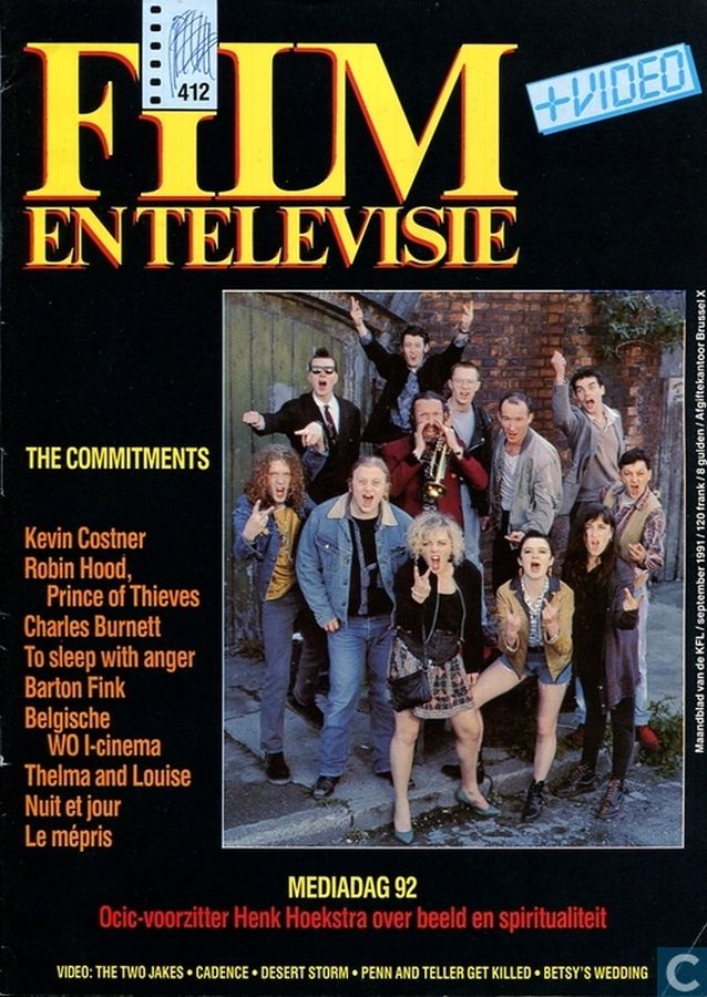 FILM EN TELEVISIE magazine side cover Issue 412 September 1991