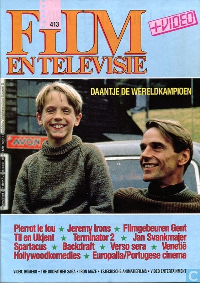 FILM EN TELEVISIE magazine side cover Issue 413 October 1991