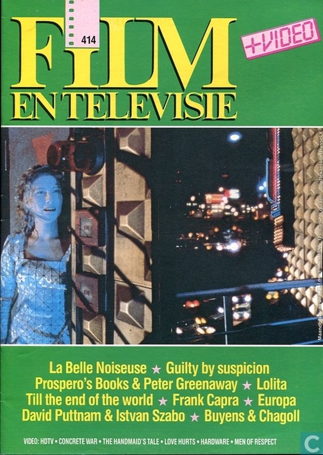 FILM EN TELEVISIE magazine side cover Issue 414 November 1991