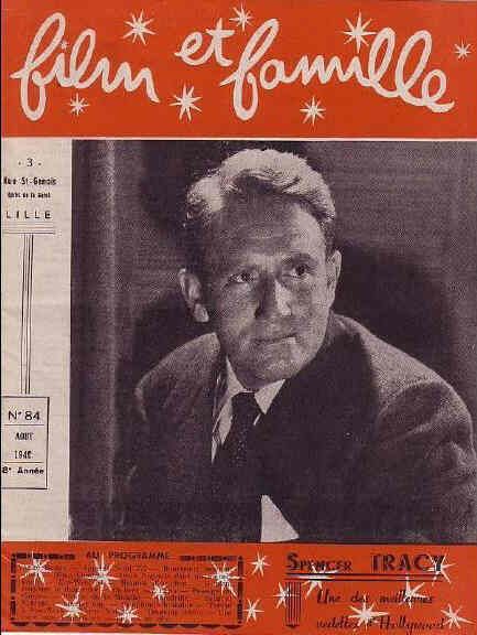 FILM ET FAMILLE magazine side cover Issue 84 August 1949
