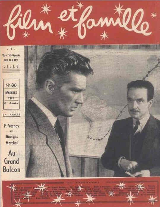 FILM ET FAMILLE magazine side cover Issue 88 December 1949