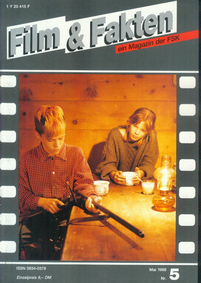 FILM UND FAKTEN magazine side cover Issue 5 May 1988