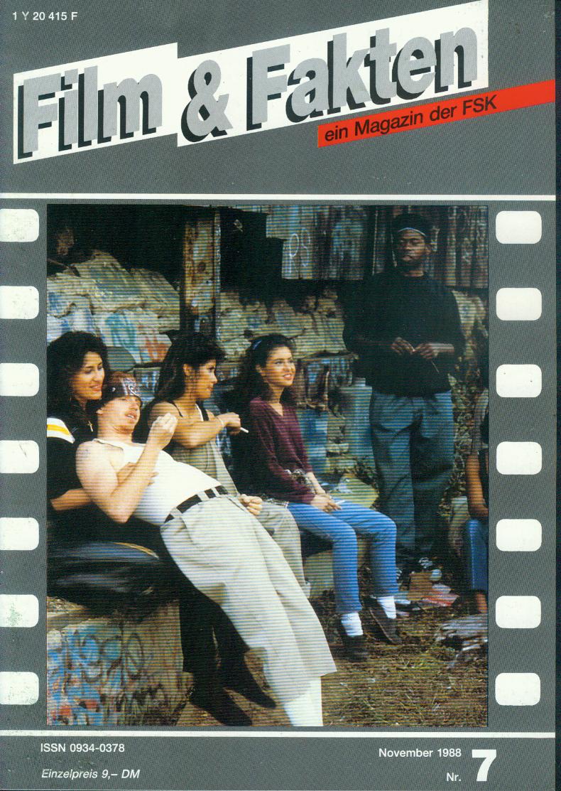 FILM UND FAKTEN magazine side cover Issue 7 November 1988