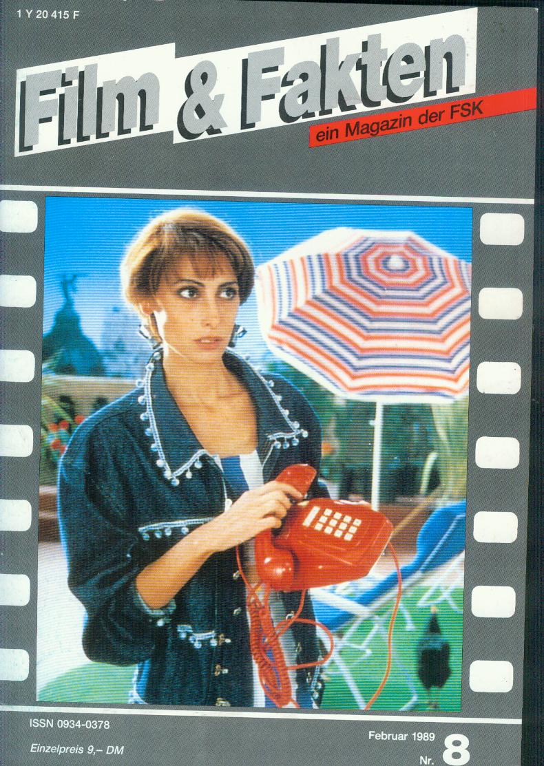 FILM UND FAKTEN magazine side cover Issue 8 February 1989