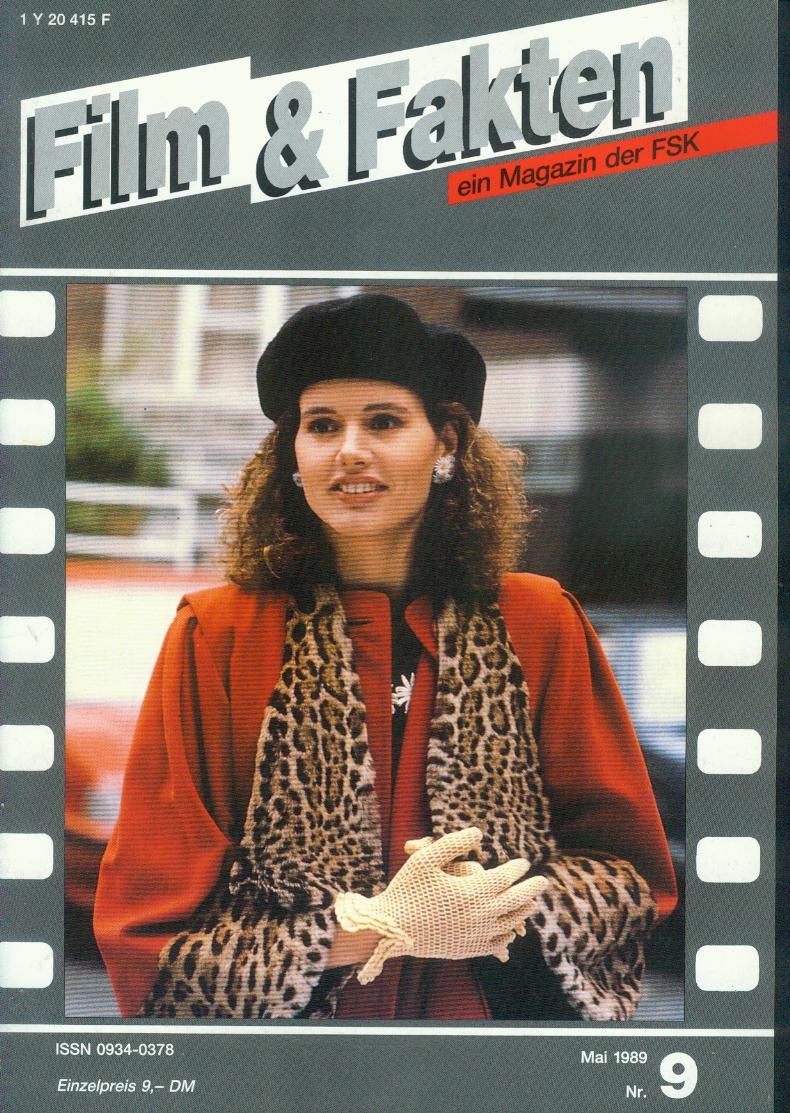 FILM UND FAKTEN magazine side cover Issue 9 May 1989