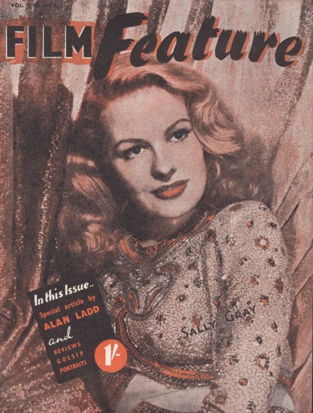 FILM FEATURE magazine side cover  Vol 1 #10  1947