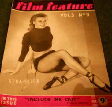 FILM FEATURE magazine side cover  Vol 3 #9  1949