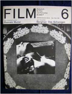 FILM/FERNSEHEN UND FILM magazine side cover Issue 6  1964