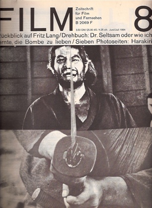 FILM/FERNSEHEN UND FILM magazine side cover Issue 8  1964