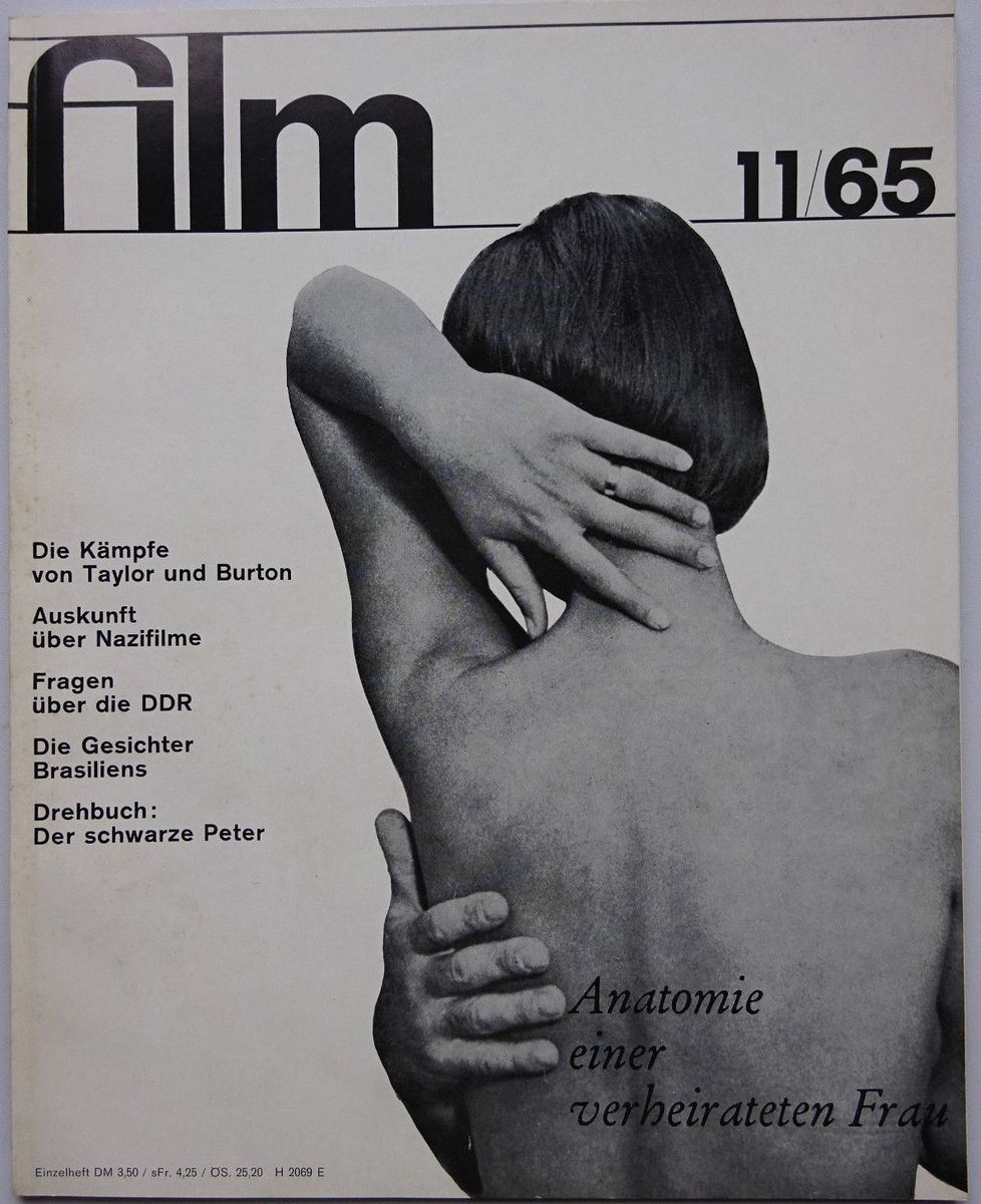 FILM/FERNSEHEN UND FILM magazine side cover Issue 11  1965