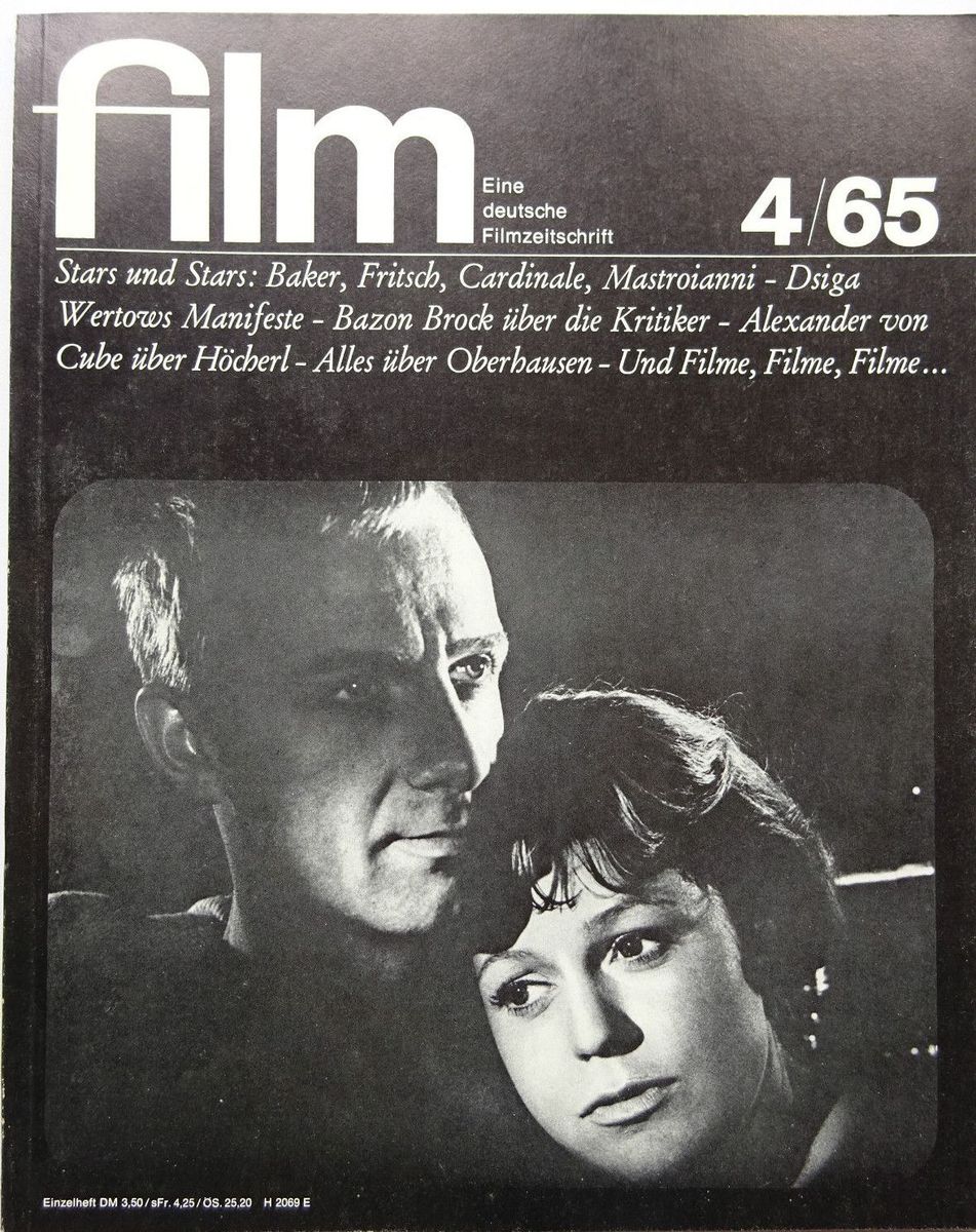 FILM/FERNSEHEN UND FILM magazine side cover Issue 4  1965