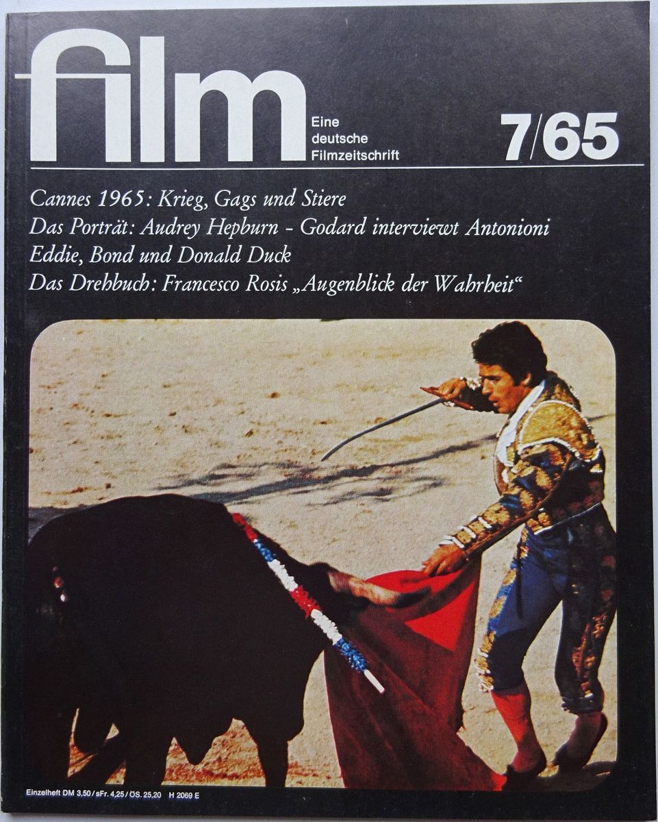 FILM/FERNSEHEN UND FILM magazine side cover Issue 7  1965