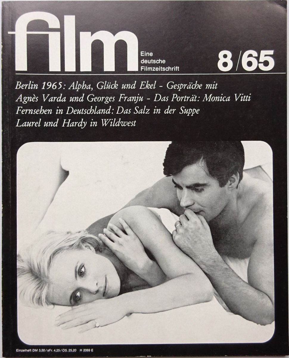 FILM/FERNSEHEN UND FILM magazine side cover Issue 8  1965