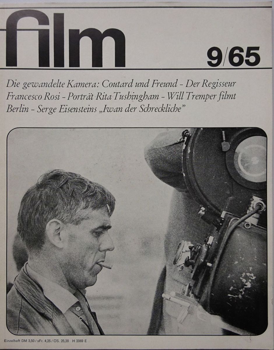 FILM/FERNSEHEN UND FILM magazine side cover Issue 9  1965