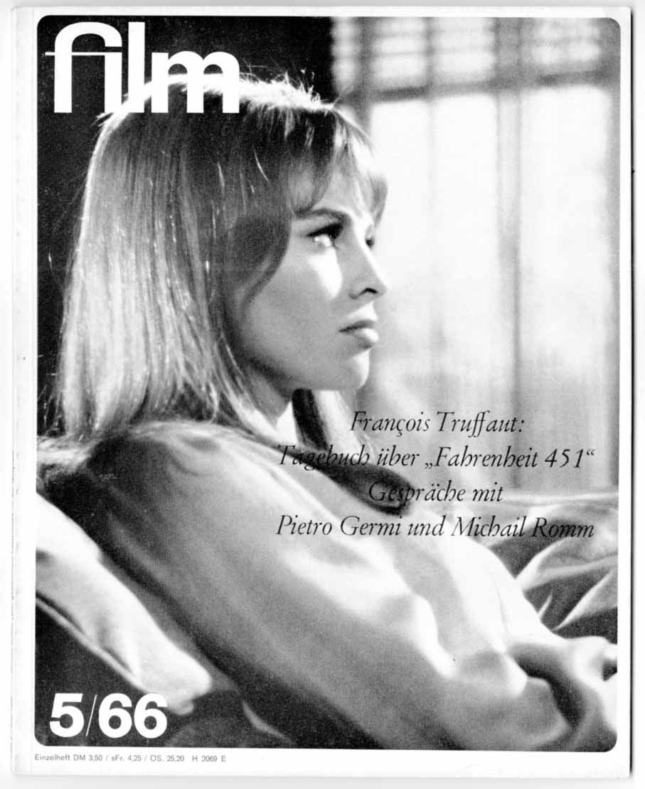 FILM/FERNSEHEN UND FILM magazine side cover Issue 5 May 1966