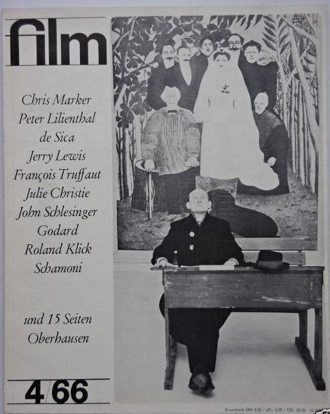 FILM/FERNSEHEN UND FILM magazine side cover Issue 4  1966