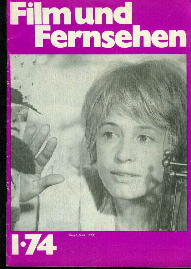 FILM UND FERNSEHEN magazine side cover Issue 1  1974