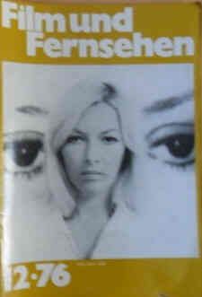 FILM UND FERNSEHEN magazine side cover Issue 12  1976